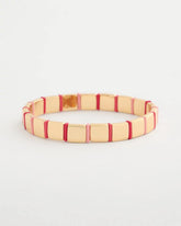 Chico's Sale Coral Glam Goldtone Slice Stretch Bracelet