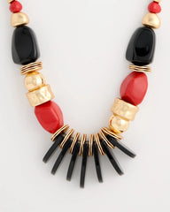 Chico's Outlet Multi Chico's Originals Mixed-Media Bib Necklace