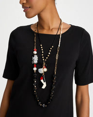 Chico's On Sale Multi Corded Short Pendant Necklace