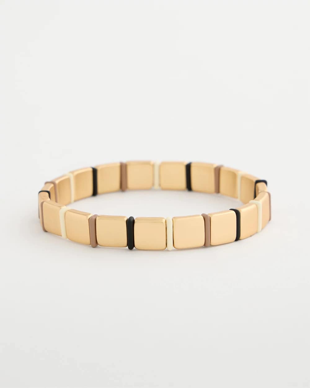 Chico's Outlet Neutral Glam Neutral Slice Stretch Bracelet