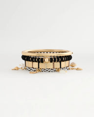 Chico's For Sale Black Black Round Stretch Bracelet
