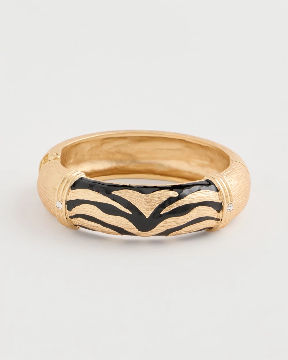 Chico's For Sale Black/Gold Tiger Hinge Cuff Bracelet