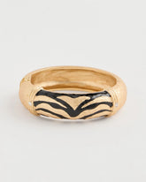 Chico's For Sale Black/Gold Tiger Hinge Cuff Bracelet