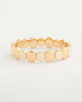 Chico's Sale White White Resin Glam Stretch Bracelet
