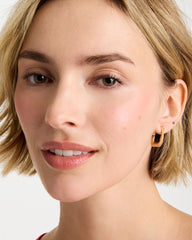 Chico's Sale Gold Mini Goldtone Square Earrings