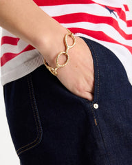 Chico's For Sale Gold Goldtone Open Link Toggle Bracelet
