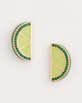Chico's Online Green Luxurious Lime Stud Earrings