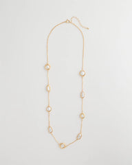 Chico's Outlet Pearl Siren Faux Pearl Long Necklace