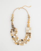 Chico's Outlet Neutral Chico's Originals Faux Horn Geo Necklace