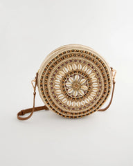 Chico's Outlet Neutral Seashell-Inspired Crossbody Bag