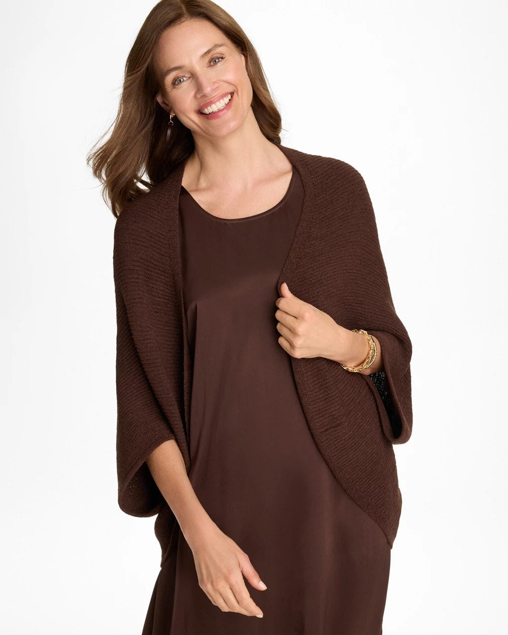 Chico's For Sale Deep Brown Knit Cocoon