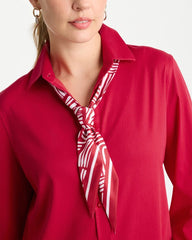 Chico's For Sale Cherry Lush Printed Skinny Scarf