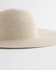 Chico's Online Neutral Metallic Straw Sun Hat