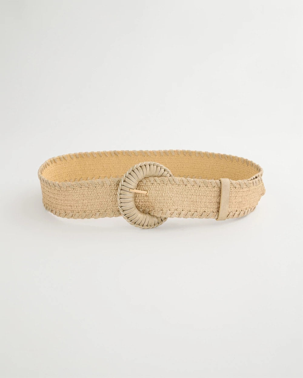 Chico's Discount Gold Chic Metallic Shine Stretch Belt
