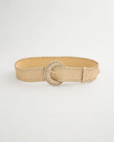 Chico's Discount Gold Chic Metallic Shine Stretch Belt