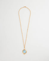 Chico's For Sale Aqua Twice As Nice Aqua Pendant Necklace