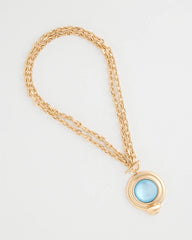Chico's For Sale Aqua Twice As Nice Aqua Pendant Necklace