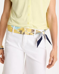 Chico's Discount Golden Haze Striped Skinny Scarf
