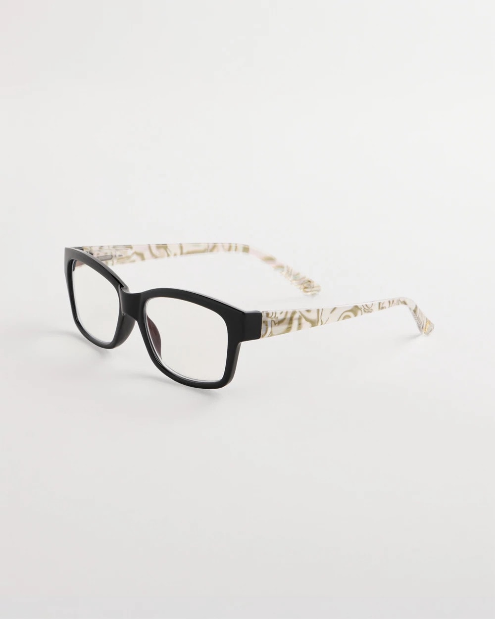 Chico's Sale Black Black Square Shell Readers