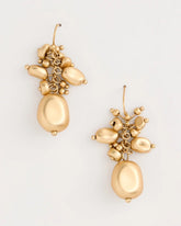 Chico's On Sale Gold Goldtone Cluster Earrings