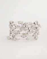 Chico's Sale Silver Silvertone Coil Bracelet