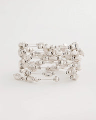 Chico's Sale Silver Silvertone Coil Bracelet
