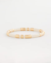 Chico's Discount White White Enamel Hinge Bangle