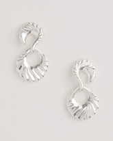 Chico's Sale Silver Silvertone Doorknocker Earrings