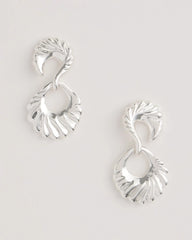Chico's Sale Silver Silvertone Doorknocker Earrings