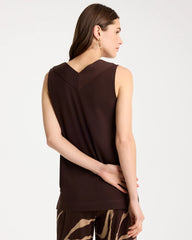 Chico's On Sale Cocoa Bean Travelers™ Knit V-Neck Tank