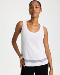 Chico's Outlet Travelers Winter Drift Travelers™ Sheer Stripe Tank