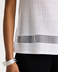 Chico's Outlet Travelers Winter Drift Travelers™ Sheer Stripe Tank