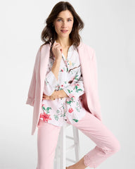 Chico's For Sale Hot Honeysuckle No Iron™ Kyoto Bloom Linen Shirt