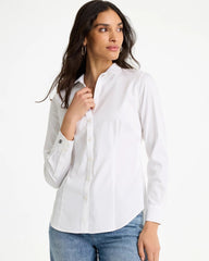 Chico's Outlet Optic White No-Iron™ Stretch Shirt