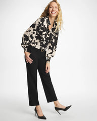 Chico's For Sale Black Crepe Mockneck Blouse