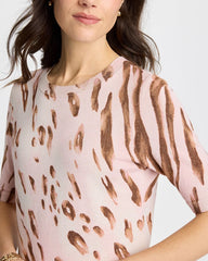 Chico's For Sale Sweet Blossom Ella Crewneck Metallic Pullover Sweater