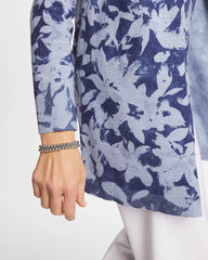 Chico's On Sale Blue Ella Floral Cardigan