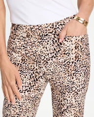 Chico's Sale Pale Sand Brigitte™ Animal Print Crop Flare Pants