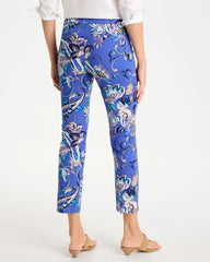 Chico's Online Amparo Blue Brigitte™ Slim Mae Paisley Crop Pant