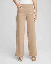 Chico's Discount Cattail Brown Brigitte™ Slim Wide-Leg Pants