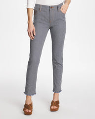 Chico's Online Denim Pinnacle Stripe Girlfriend Ankle Jeans
