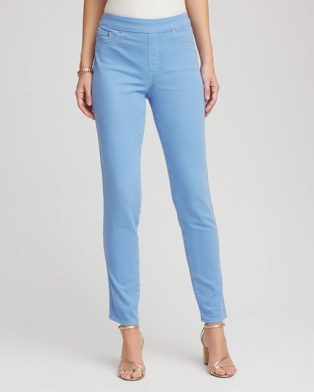 Chico's Online Tidal Blue Modern Pull-On Ankle Jeggings