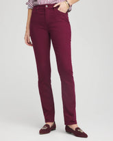 Chico's Discount Deep Chianti Girlfriend Slim Full-Length Jeans