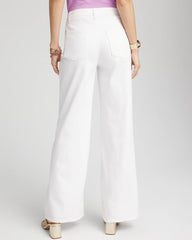 Chico's Online Alabaster So Slimming® High-Rise Wide-Leg Jeans