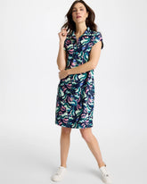 Chico's Outlet Blossom Zenergy® UPF Blooms Polo Dress