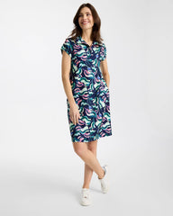Chico's Outlet Blossom Zenergy® UPF Blooms Polo Dress