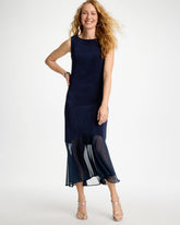 Chico's On Sale Travelers India Ink Travelers™ Chiffon Hem Dress
