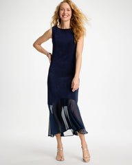 Chico's On Sale Travelers India Ink Travelers™ Chiffon Hem Dress