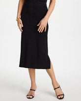 Chico's Online Travelers Black Travelers™ Midi Skirt