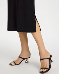 Chico's Online Travelers Black Travelers™ Midi Skirt